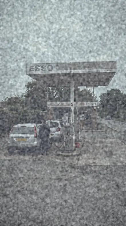 Window Fade applied to Old stock, the forecourt gone green