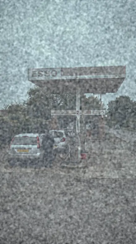 Fixer Streak applied to Old stock, the forecourt gone green