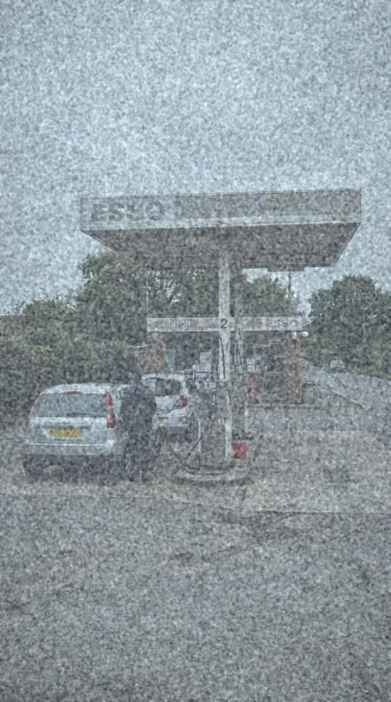 Sun Corner applied to Old stock, the forecourt gone green