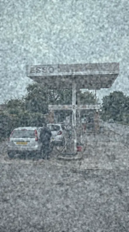 Slate Tint applied to Old stock, the forecourt gone green