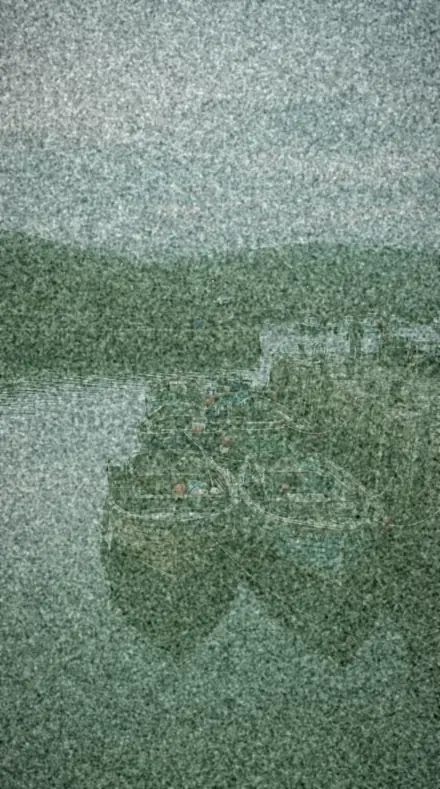 Emulsion Age applied to Cool fade, the harbour at dawn
