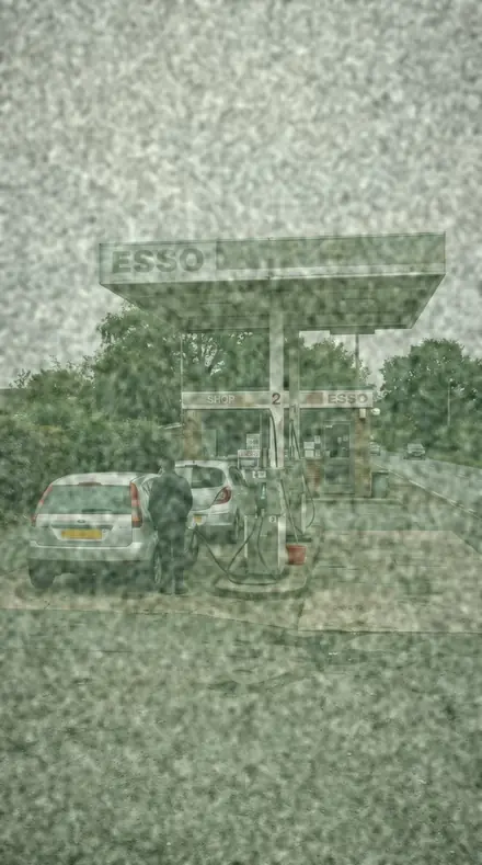 Date Stamp applied to Old stock, the forecourt gone green