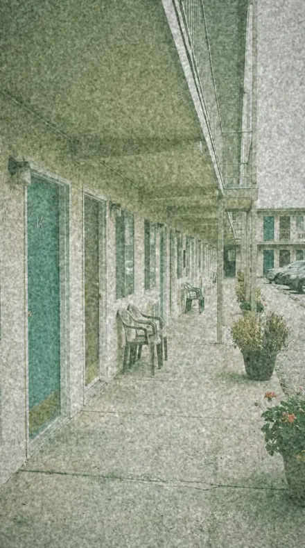 Expiry Line applied to A faded print, one light on